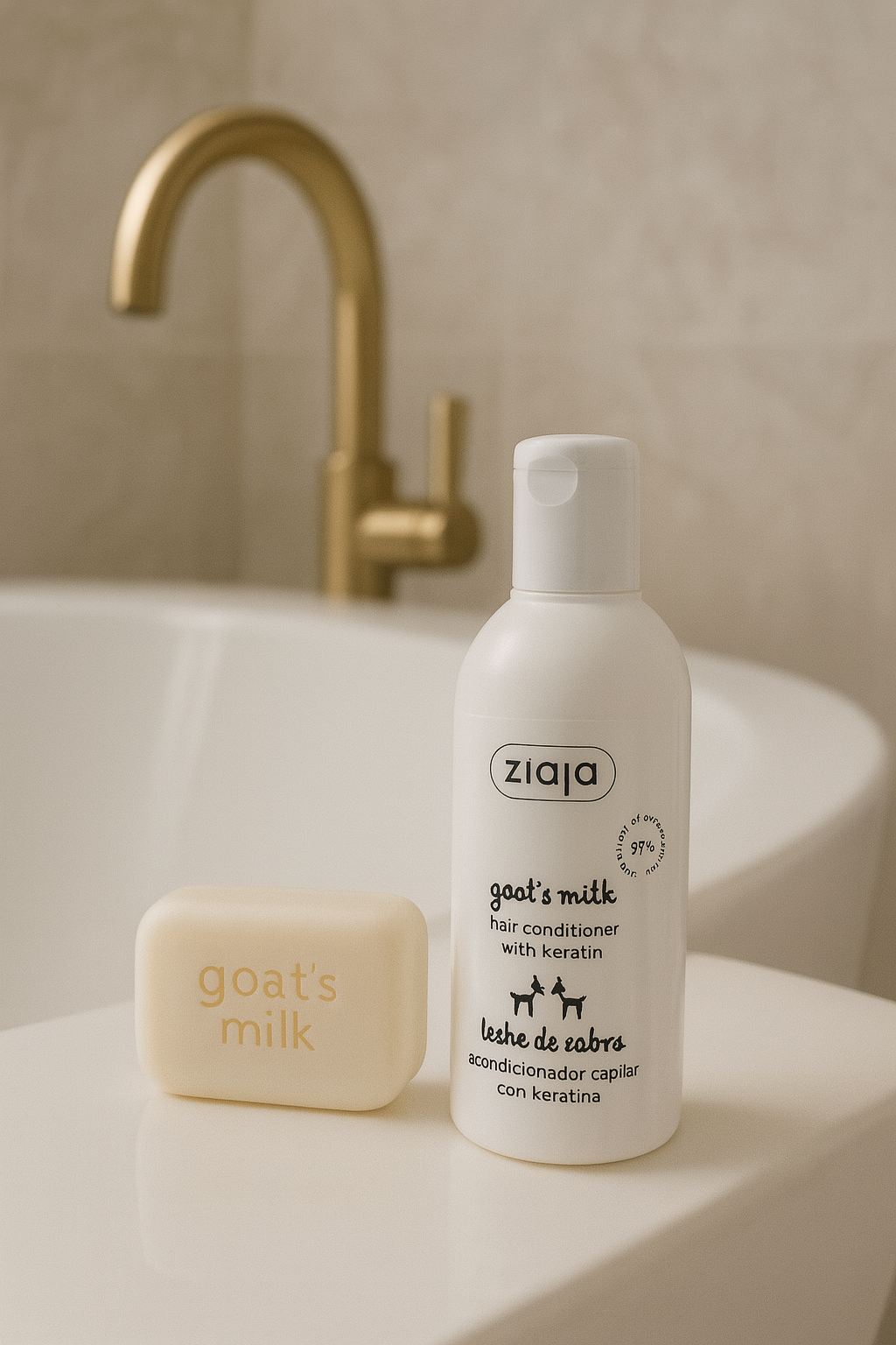 Conditionner Kératine Lait de Chèvre