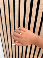 Bague Trèfle Argenté