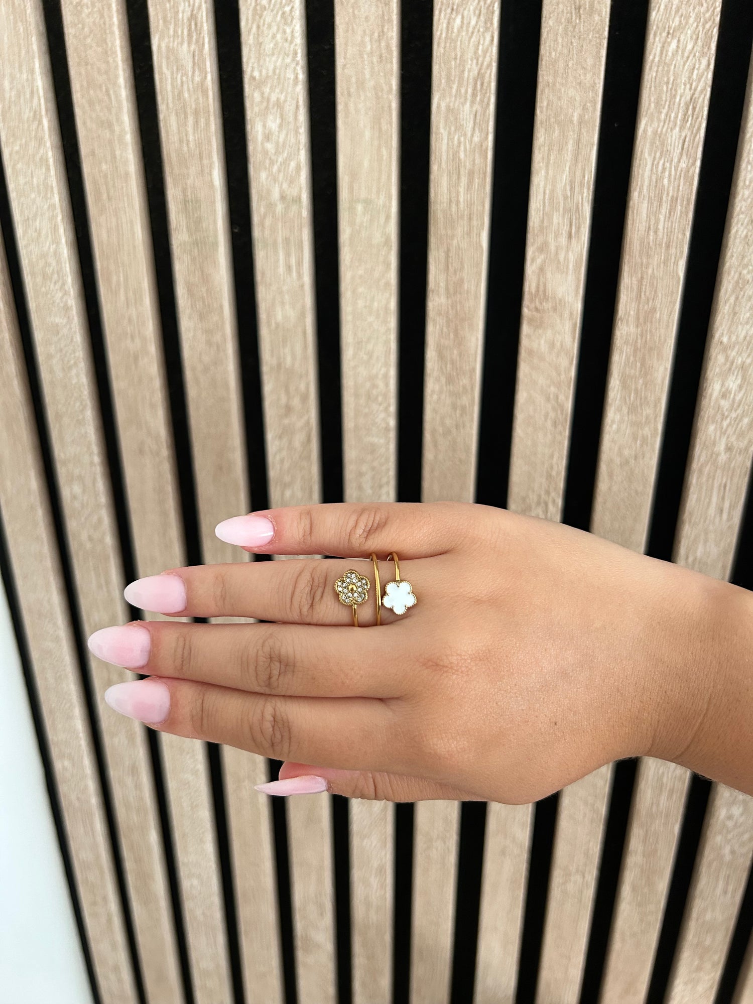 Bague trèfle