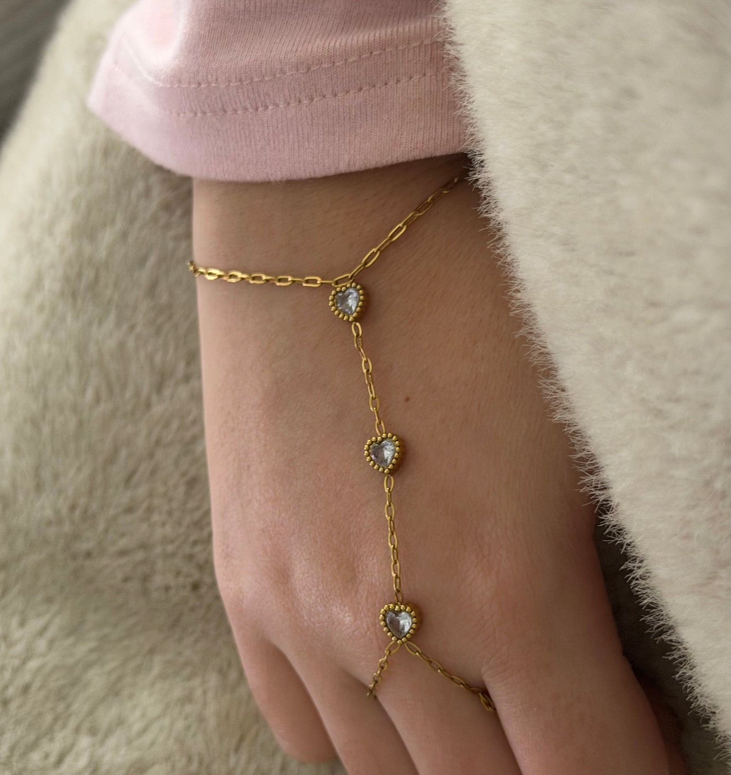 Chaîne de main cœur