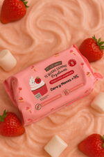 Lingettes fraise chantilly