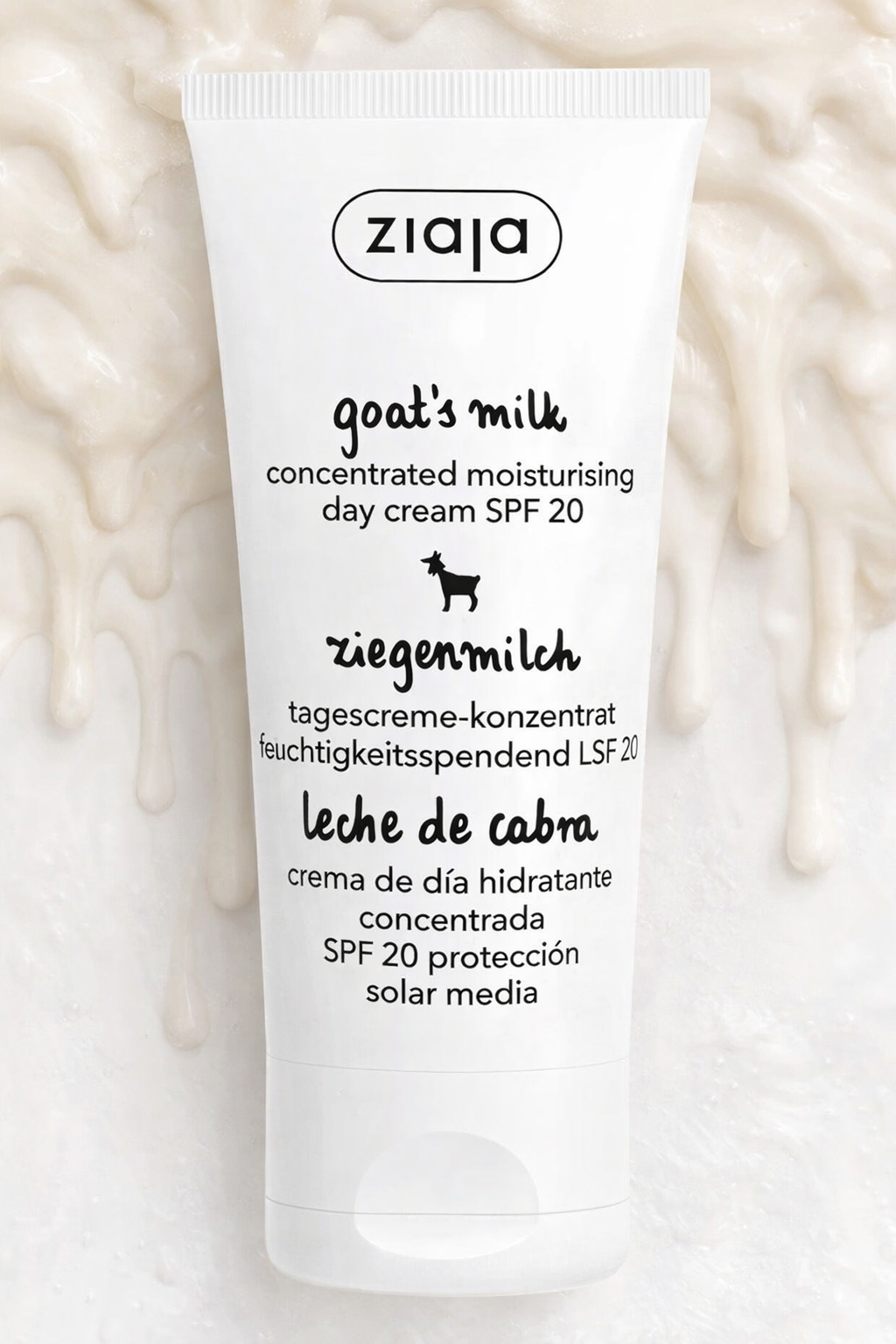 Crème visage légère & lissante SPF au lait de chèvre