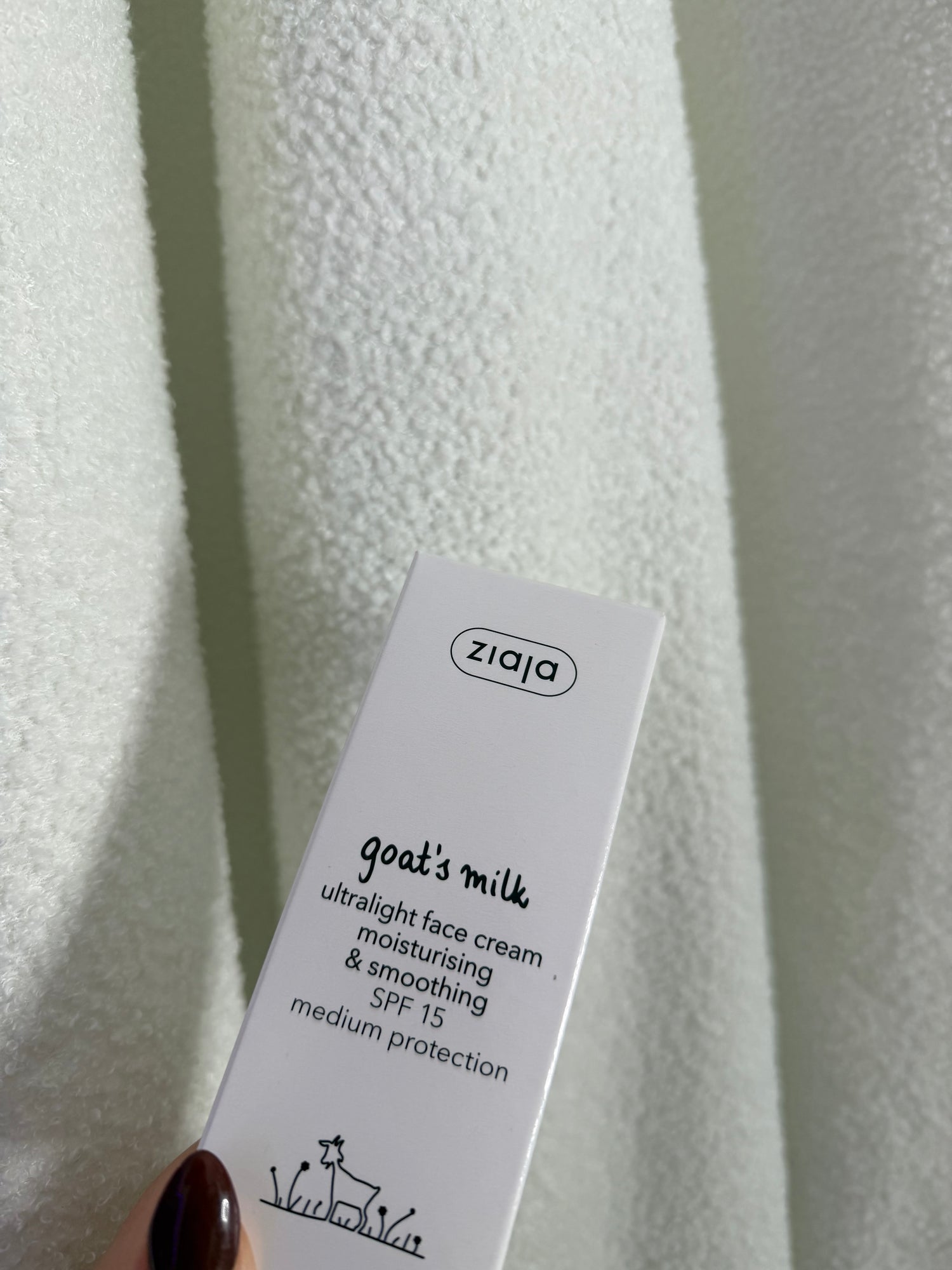 Crème visage légère & lissante SPF au lait de chèvre