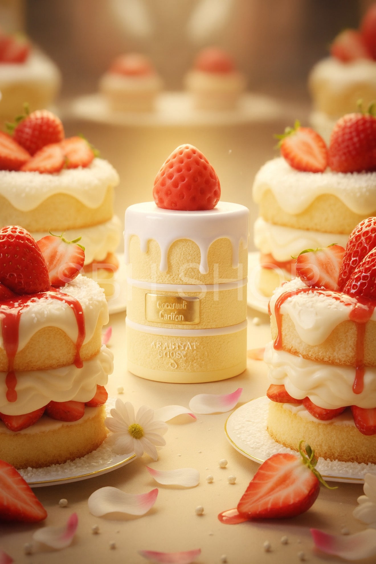 Coconut Chiffon / Strawberry Très Leches