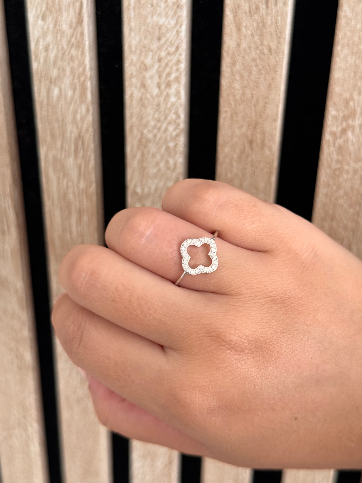 Bague trèfle