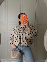 Top dos nu beige