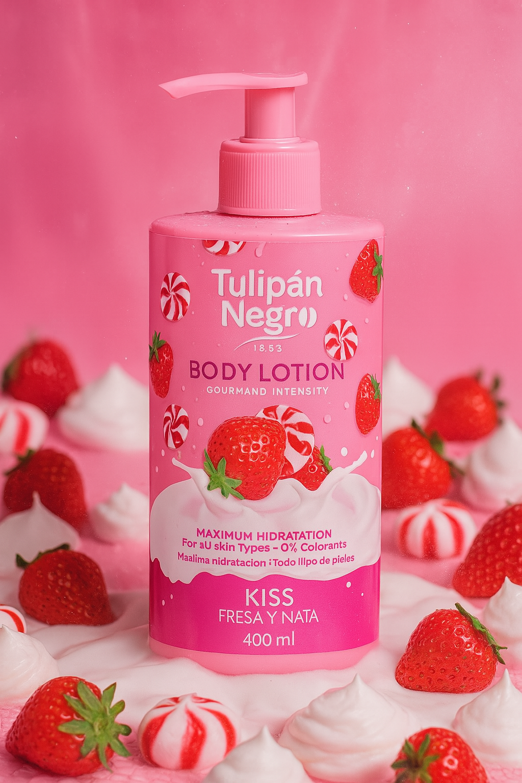 Lotion Crème- Fraise Chantilly