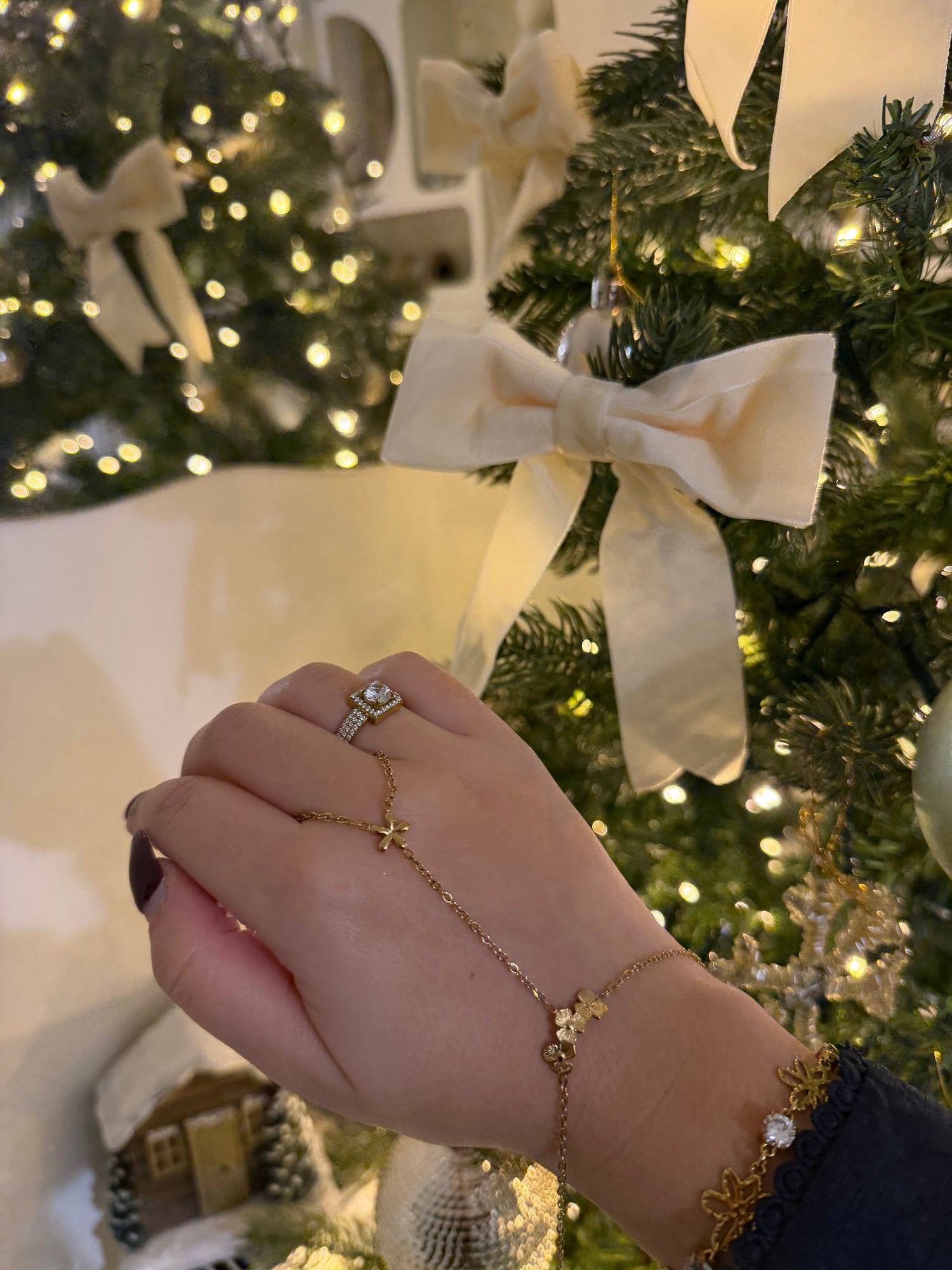 Chaîne de main fleur