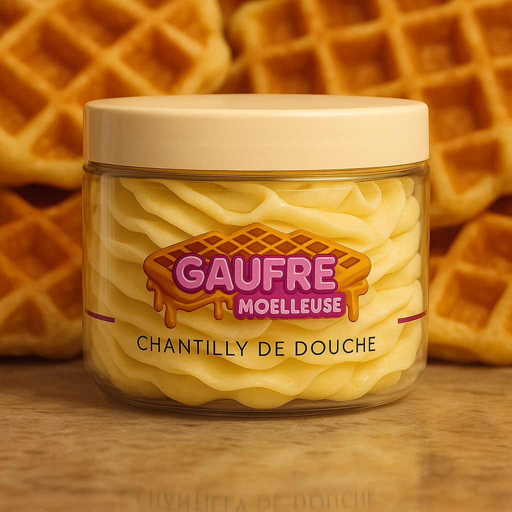 Chantilly de douche - Gaufres Moelleuse
