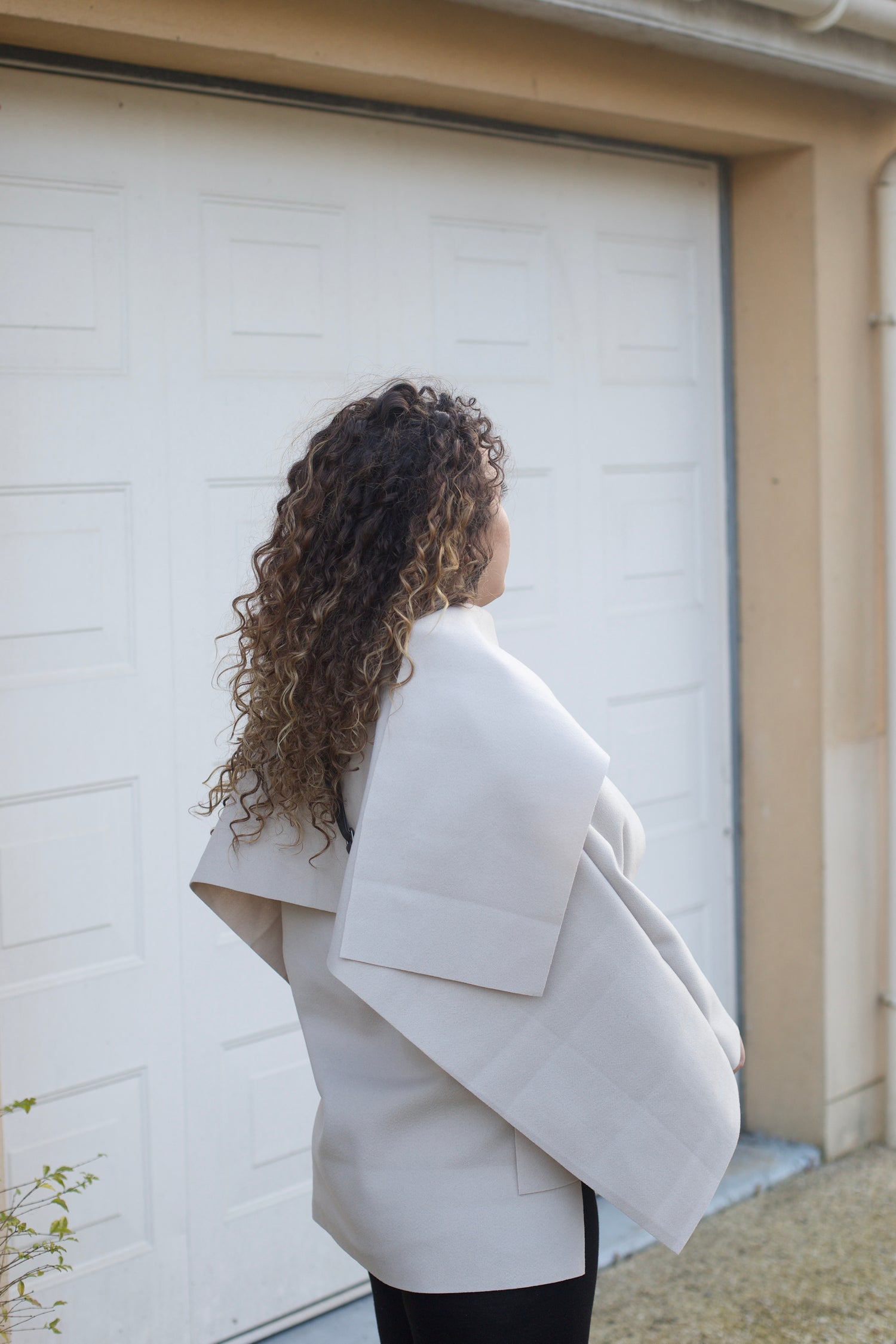 Veste Cape - Cream